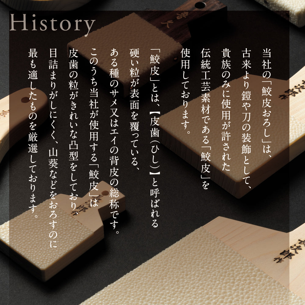 鮫皮おろし 京利 超々特大