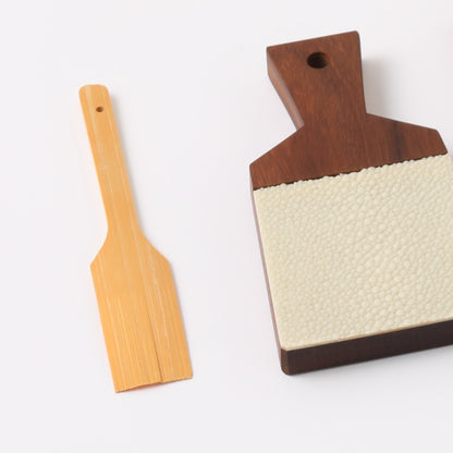 Shark skin grater Bamboo scraper 